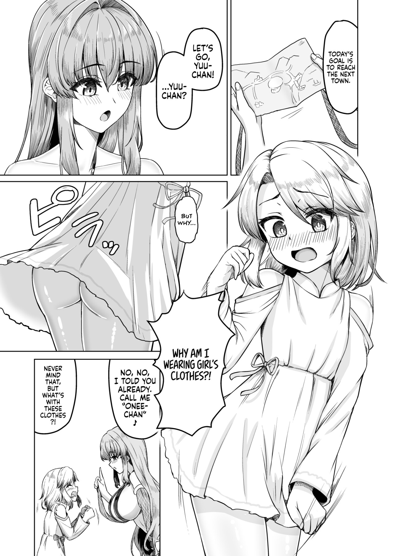 Hentai Manga Comic-Crossdressing Hero and Dancer Priestess-Read-6
